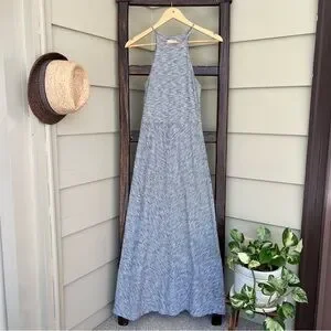 Lou & Grey | Dresses | Lou Grey Marled Spacedye Gray Maxi Tank Knit Dress  Womens Small | Poshmark